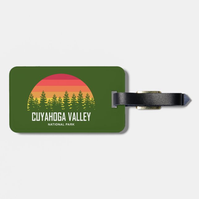 Cuyahoga Valley National Park Luggage Tag (Back Horizontal)