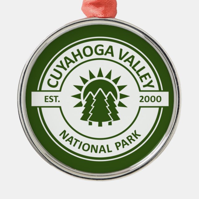 Cuyahoga Valley National Park Metal Tree Decoration (Front)