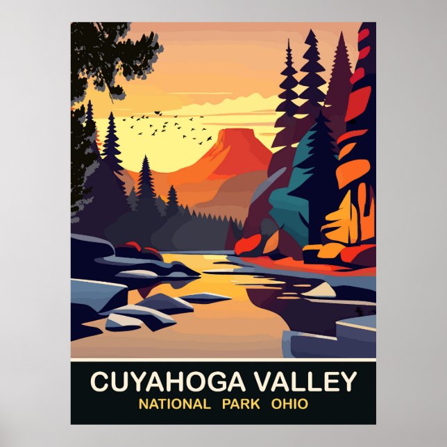 Cuyahoga Valley, National Park, OH, Travel Poster (Front)