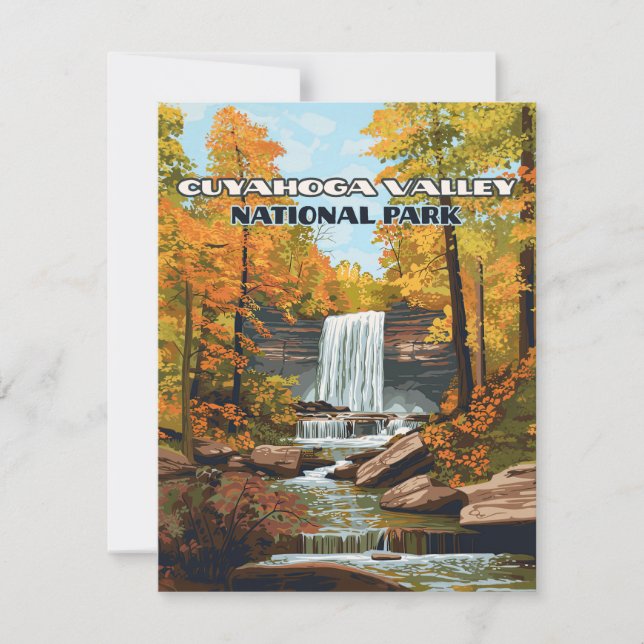 Cuyahoga Valley National Park Ohio Cleveland Card (Front)
