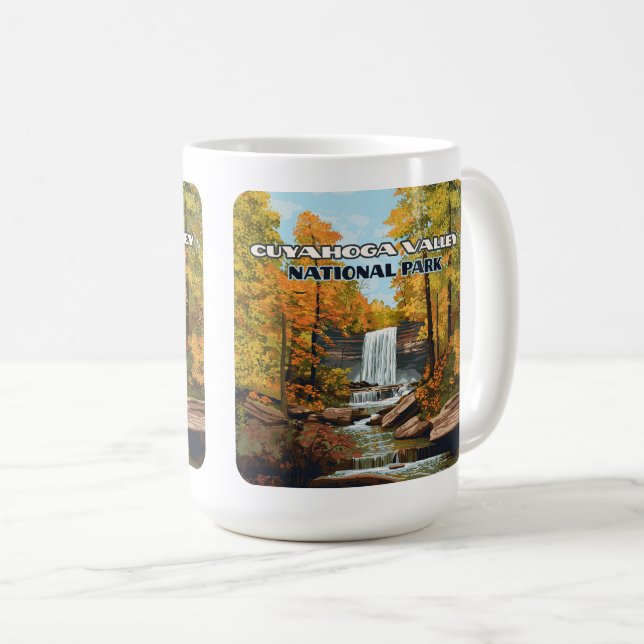 Cuyahoga Valley National Park Ohio Cleveland Coffee Mug (Front Right)