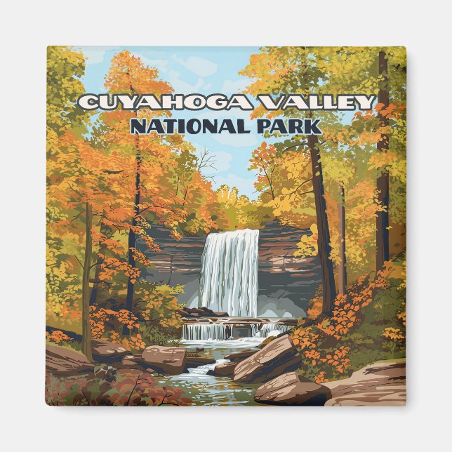 Cuyahoga Valley National Park Ohio Cleveland Magnet (Front)