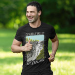 Cuyahoga Valley National Park Ohio Distressed  T-Shirt<br><div class="desc">Cuyahoga Valley vector artwork design. The park lies along the Cuyahoga River between the Ohio cities of Cleveland and Akron.</div>
