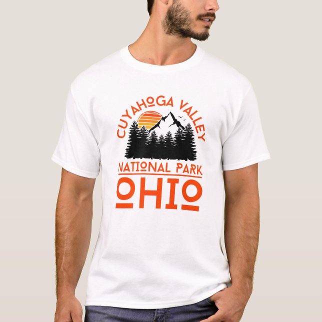 Cuyahoga Valley National Park Ohio Mountains Outdo T-Shirt (Front)