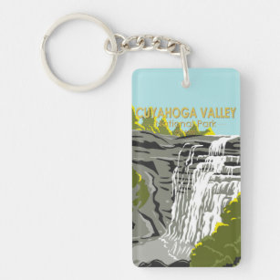  Cuyahoga Valley National Park Ohio Vintage Key Ring