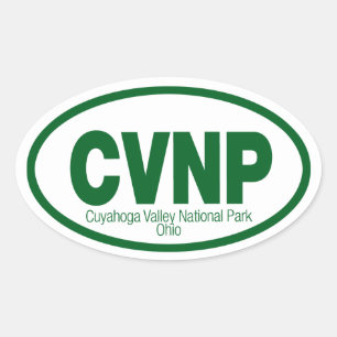 Cuyahoga Valley National Park Oval Sticker
