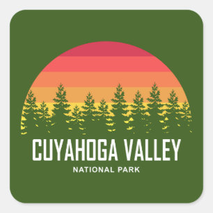Cuyahoga Valley National Park Square Sticker