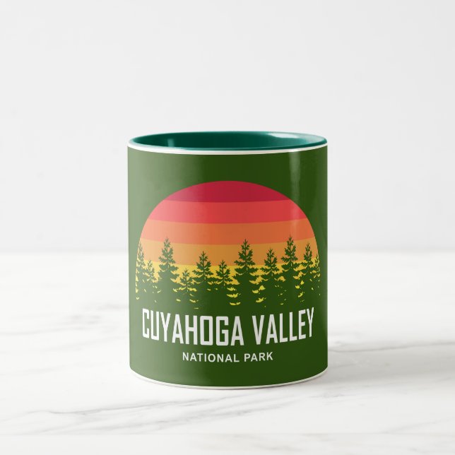 Cuyahoga Valley National Park Two-Tone Coffee Mug (Center)