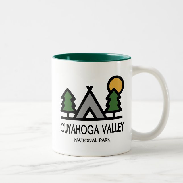 Cuyahoga Valley National Park Two-Tone Coffee Mug (Right)