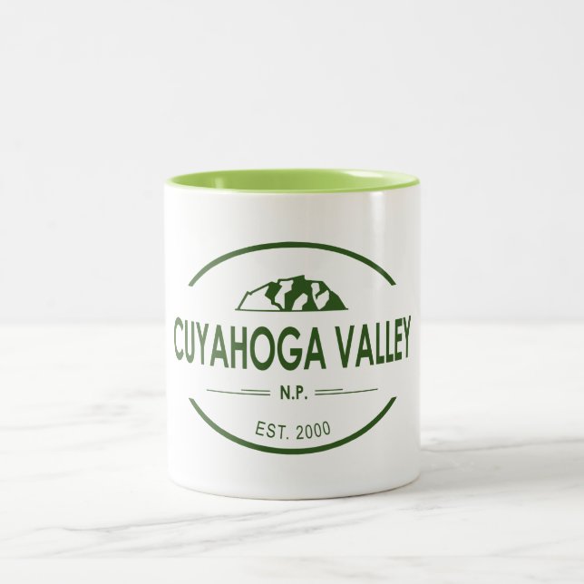 Cuyahoga Valley National Park Two-Tone Coffee Mug (Center)