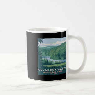 Cuyahoga Valley National Park Vintage Camping Men  Coffee Mug
