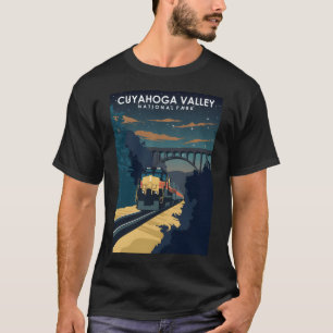 Cuyahoga Valley National Park Vintage Minimal Trav T-Shirt