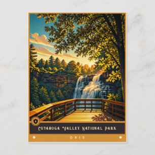 Cuyahoga Valley National Park Vintage Postcard