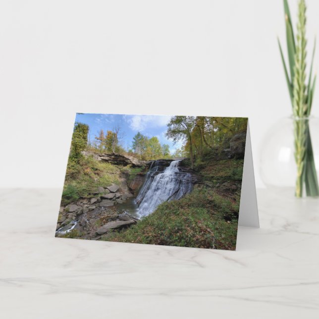 Cuyahoga Valley NationalPark Brandywine Falls Card (Front)