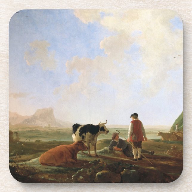 Cuyp’s Herdsmen coasters (Front)