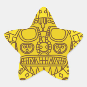 Cuzco Coat of Arms Star Sticker