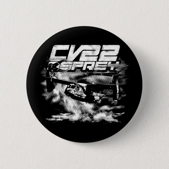 CV-22 OSPREY Pinback Button Button (Front)