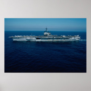 CV-61 Ranger 1986, aircraft carrier Poster