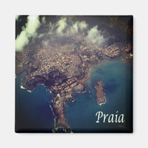 CV - Cape Verde - Praia - Aerial view Magnet