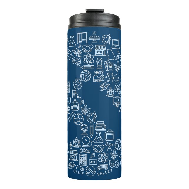 CV Icons - Travel Mug (Front)