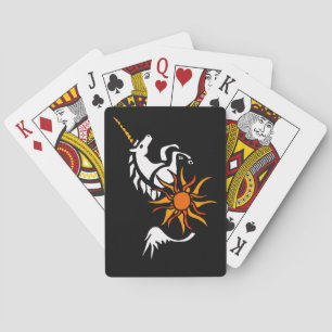CV- Leaping Unicorn Playing Cards
