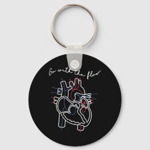 Cvicu Cardiac Nurse Anatomy Cardiology Human Heart Key Ring