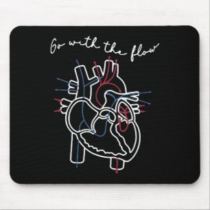 Cvicu Cardiac Nurse Anatomy Cardiology Human Heart Mouse Mat