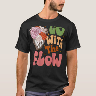 CVICU Cardiac Nurse Heart Flow Tees (Word On Back)
