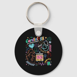 Cvicu Cardiac Nurse Retro Anatomy Cardiology Human Key Ring
