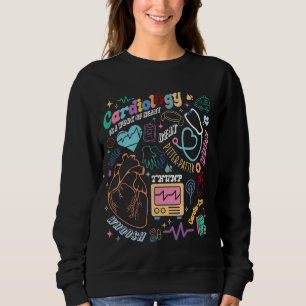 CVICU Cardiac Nurse Retro Anatomy Cardiology Human Sweatshirt