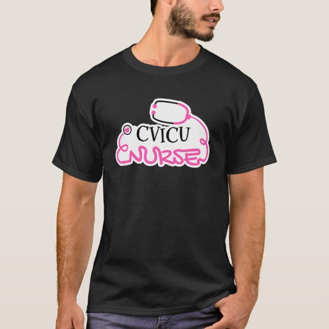 CVICU Inspired Cardiovascular Intensive Care Unit T-Shirt (Front)