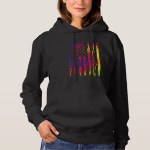 Cvicu Nurse Us Flag Cardiovascular Intensive Care Hoodie