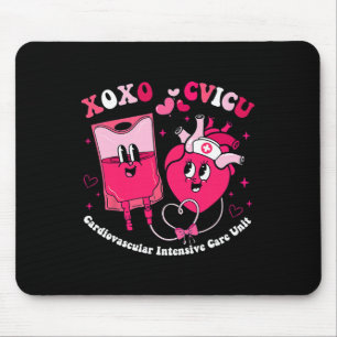 Cvicu Valentine Day Cardiovascular Intensive Care  Mouse Mat