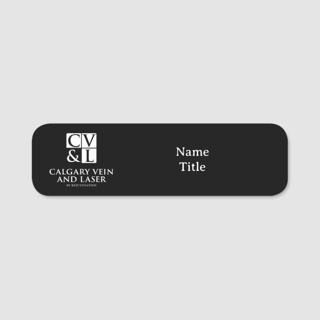 CVL - Blank Name Tag Template (Front)