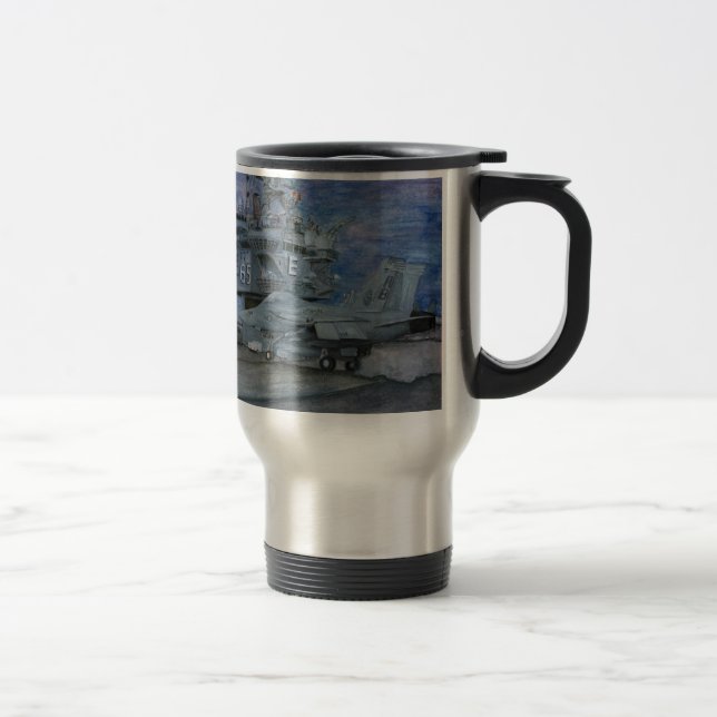 CVN-65 USS ENTERPRISE TRAVEL MUG (Right)