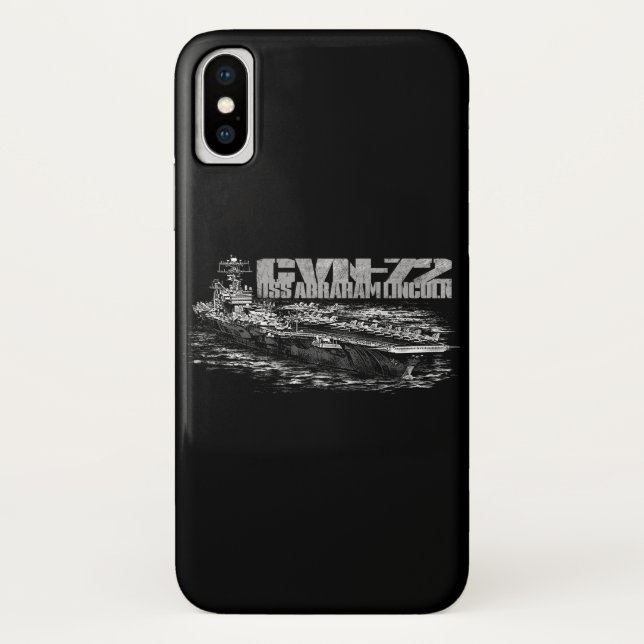 CVN-72 Abraham Lincoln Case-Mate iPhone Case (Back)