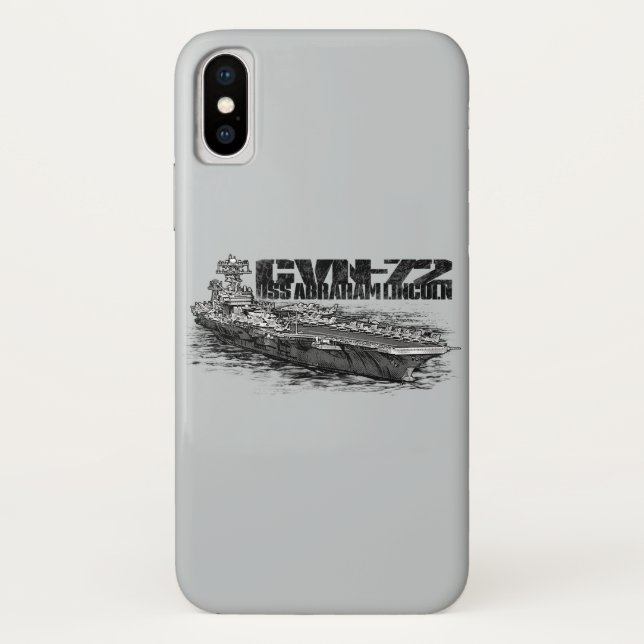 CVN-72 Abraham Lincoln Case-Mate iPhone Case (Back)
