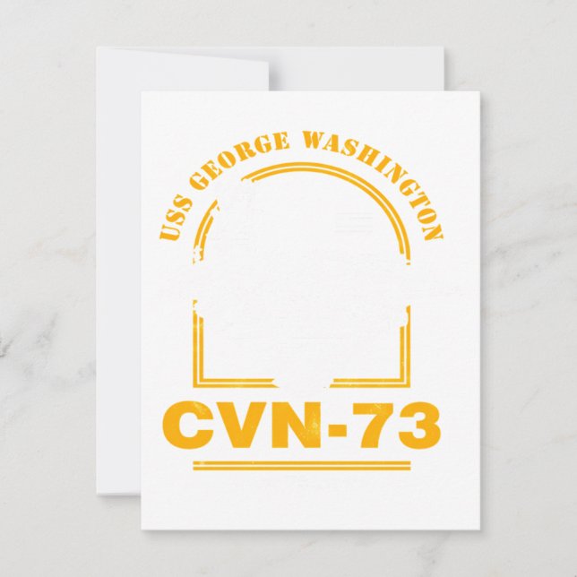 Cvn-73 Uss George Washington Card (Front)