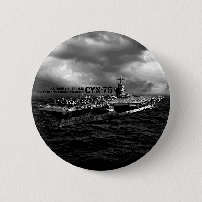CVN-75 Harry S. Truman Button (Front)