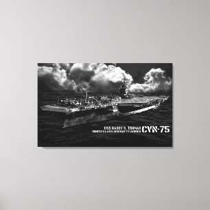 CVN-75 Harry S. Truman Wrapped Canvas