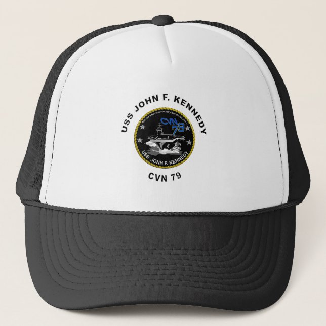 CVN-79 USS John Kennedy Trucker Hat (Front)