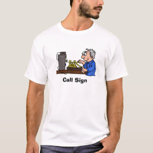 CW Male Operator Grey Hair T-shirt  Customise It!