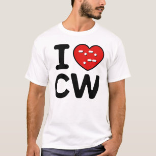 CW Signal – Morse Code Power T-Shirt