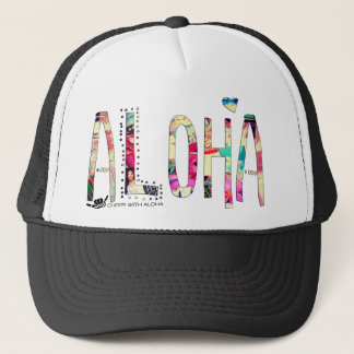 CWA ALOHA COLLAGE Trucker Trucker Hat