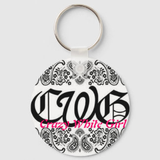 cwg, Crazy White Girl Key Ring
