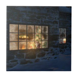 Cwm Christmas Decorative Tile / Trivet