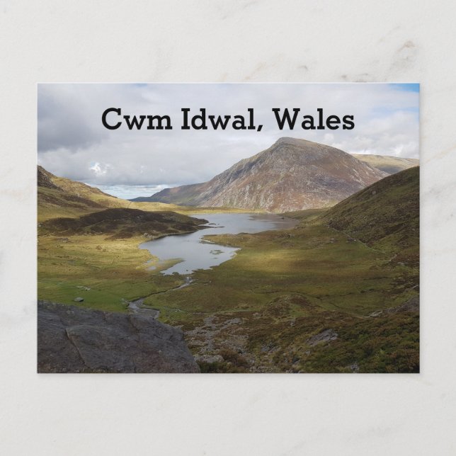 Cwm Idwal, Wales Holiday Postcard (Front)