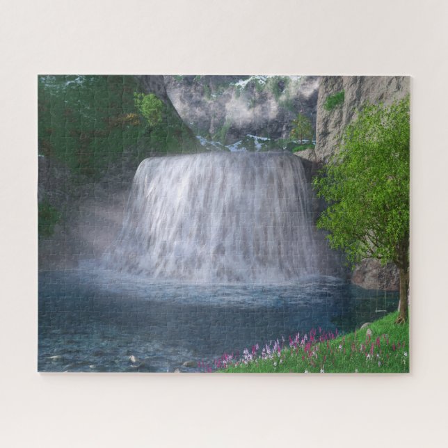 Cwm Waterfall Puzzle (Horizontal)