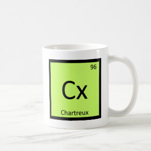 Cx - Chartreux Cat Chemistry Periodic Table Symbol Coffee Mug