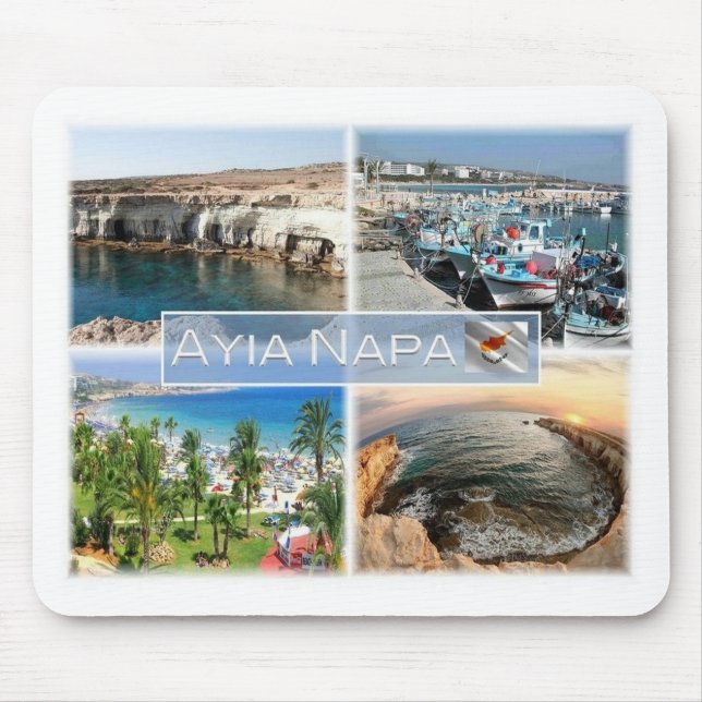 CY Cyprus - Ayia Napa - Caves Port - Mouse Mat (Front)